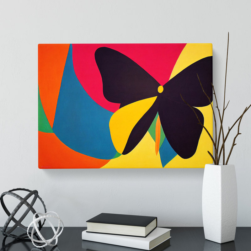 Butterfly Abstract Vol.1 - Wrapped Canvas, 35cm H x 50cm W x 3cm D