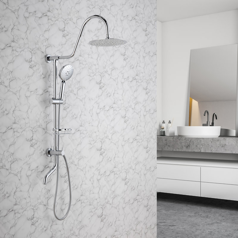Complete Shower System, Chrome