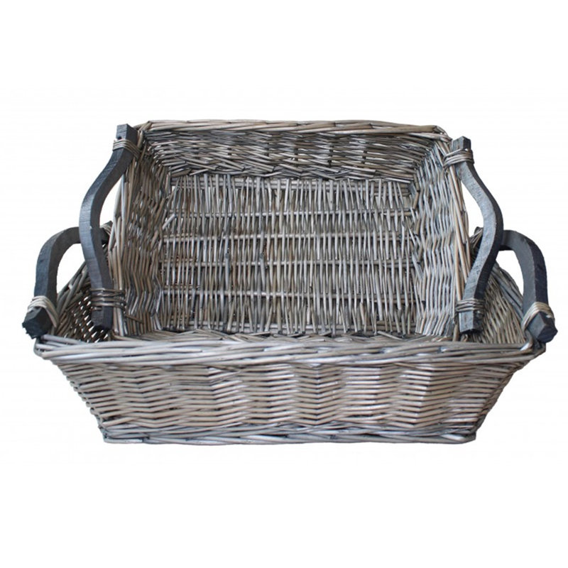 Bovina Wicker Tray - Set of 2