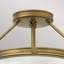 Rennick Glass Semi Flush Mount