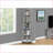 Bookshelf 5-Tier Corner Etagere | 71"H Contemporary | Slate Gray | Particle Board-2005469798