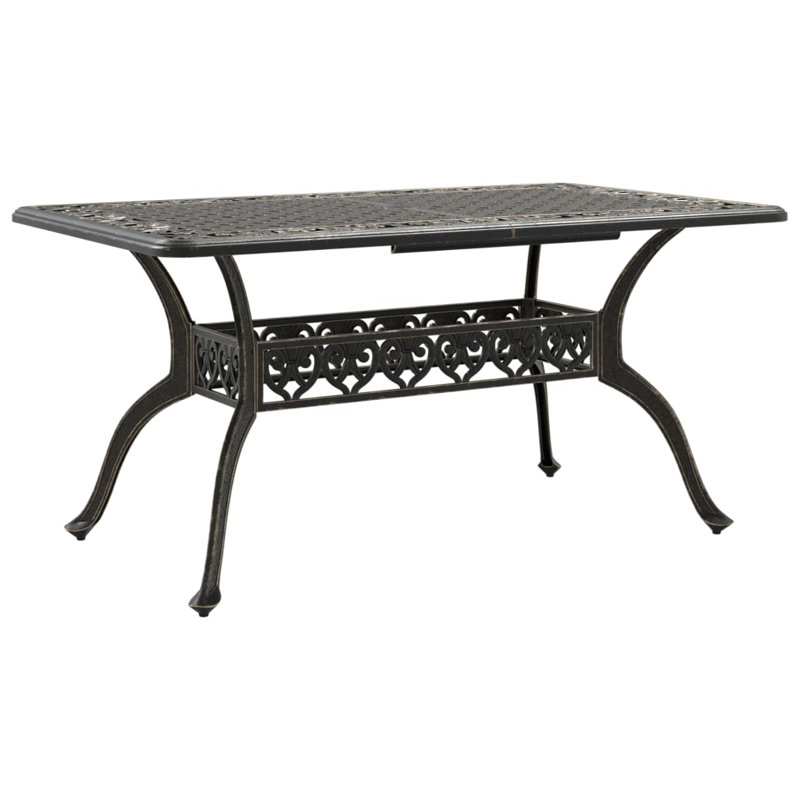 4 - Person Patio Dining Set Rectangular Table, Brown