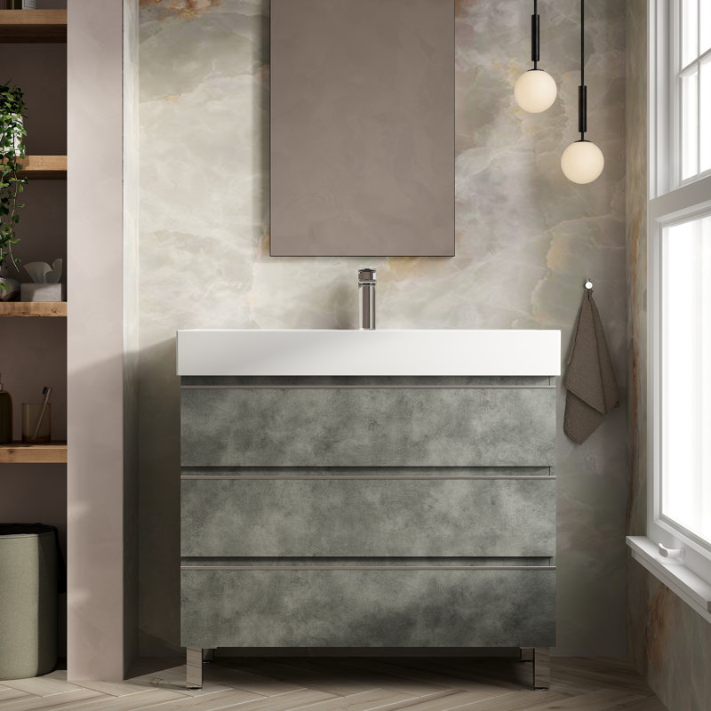 Aamin Bathroom Vanity with Basin