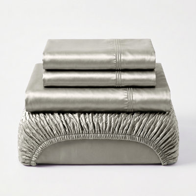 Bedtite 4 Piece Satin Sheet Set