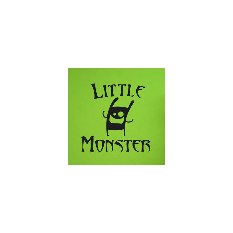 Little Monster Wall Sticker, Black