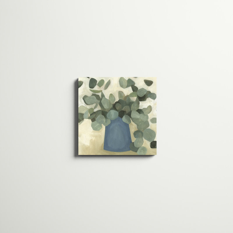 «Greenery Still Life VI», peinture sur toile, H 20 po x l 20 po
