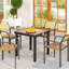 Square Outdoor Dining Table , 78cm cm W 78cm cm D-70046782