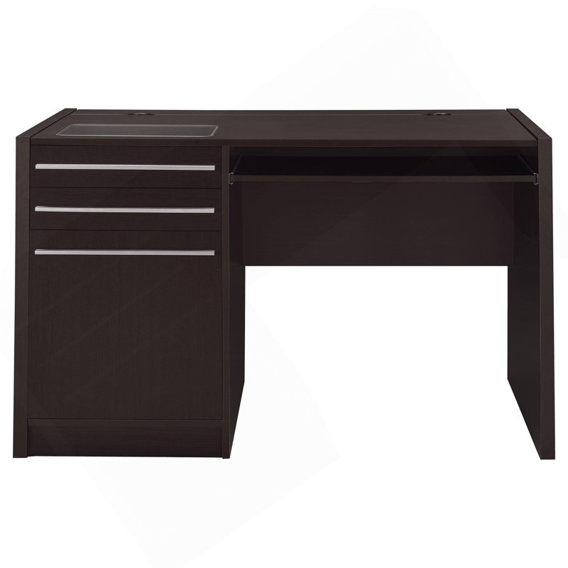 Maxim Cappuccino 2-Drawer Computer Desk