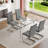 Glass Dining Table Set For 6-1611221200-1611221201