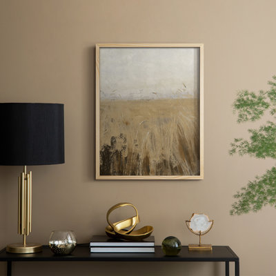 «Vintage Landscape CCLXVI», reproduction encadrée - bois massif