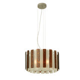 Lustre cylindrique unique / remarquable à 3 lumières Kayme Cascata