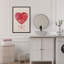 Boule disco, boule disco, cœurs, tendance, art mural génial, décor minimaliste, chambre BCBG-102833304-102833306