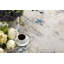Tapis à motif abstrait bleu / crème 5 pi x 8 pi (5 pi 3 po x 7 pi 7 po) Amara-505699674