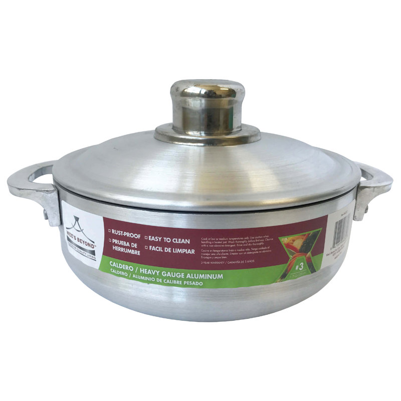 1.8 Qt Aluminum Caldero, #3, 1.8 quarts