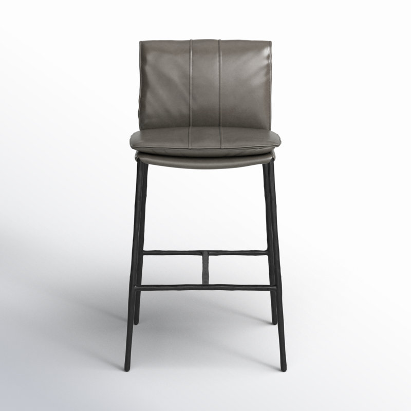 Mayer 26 Counter Stool Antique Brown, Pewter Gray, Counter Stool (27" Seat Height)