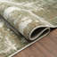 Tapis abstrait en polypropylène vert / gris-1891076880