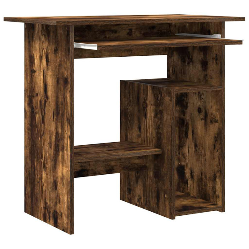 Bureau en bois d'ingénierie, Chêne fumé