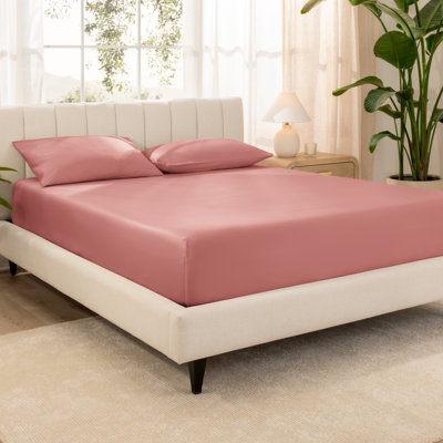 Organic Sateen Machine Woven Fitted Sheet