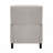 Push Back Reclining Chair Transitional Style Chenille Fabric Self-Reclining Motion Chair 1pc Cushion Seat Modern Living Room Furniture