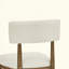 Chaises d'appoint rembourrées en tissu Sherpa