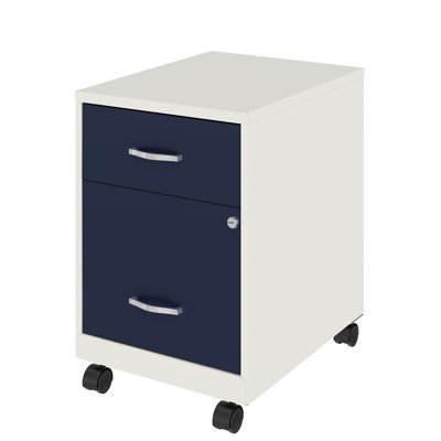 Ervehe 18'' Deep Mobile File Cabinet with Accessory Drawer