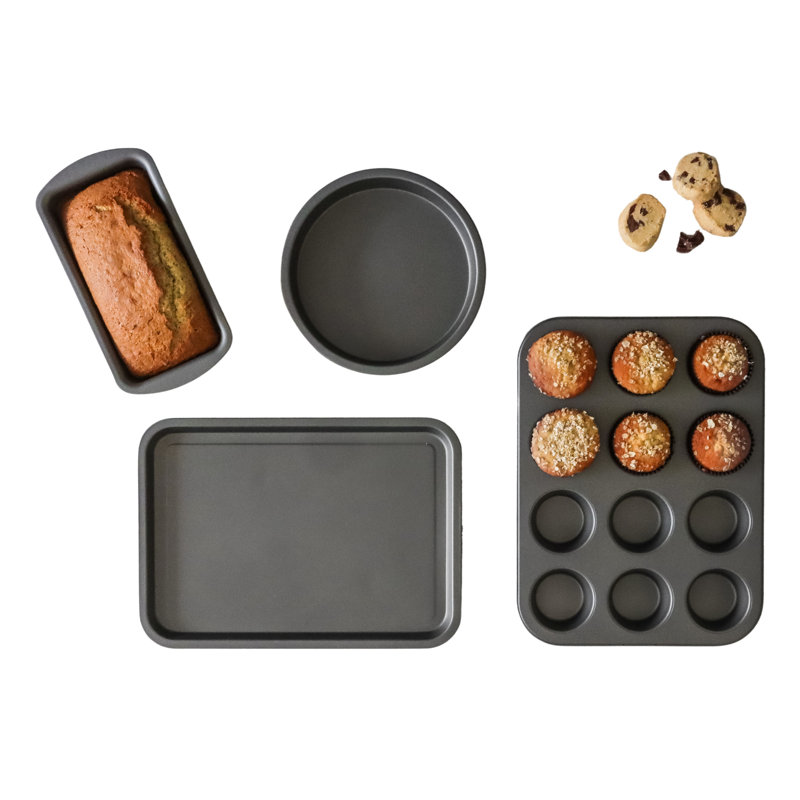KitchenCraft 4 Piece Non-Stick Steel Bakeware Set