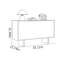 Buffet simple et spacieux avec rangement-1249209477