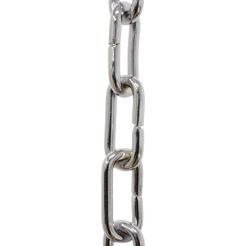 Lustre décoratif décoratif à chaîne ou à chaîne 3 pieds, 1 pi, Chrome poli