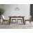 Ginny Walnut Finish Dining Table