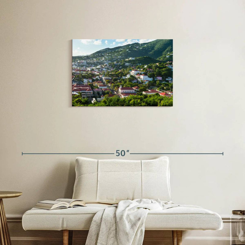 Paysage urbain Charlotte, H 20 po x l 30 po