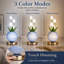 Lampe de table tulipe artificielle sans cordon avec gradation tactile