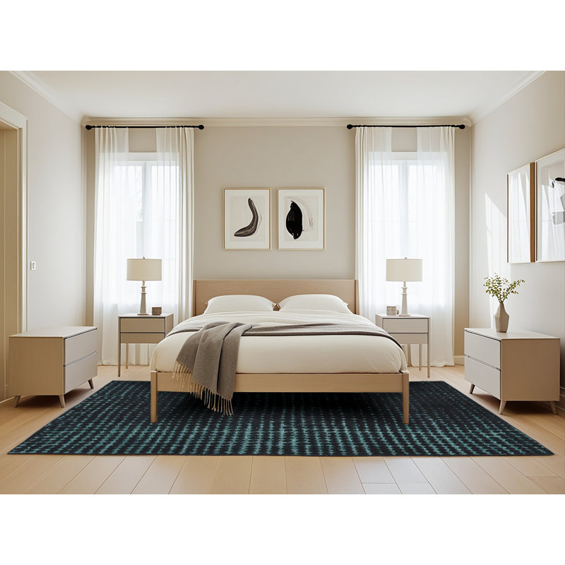 Abstract Indoor Rug, Rectangle 5' x 8'