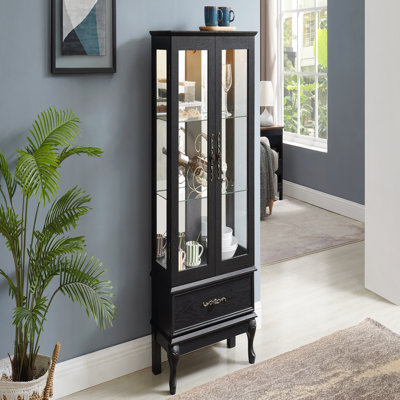 2-Door Display Cabinet, Glass, Wine Storage - Standard