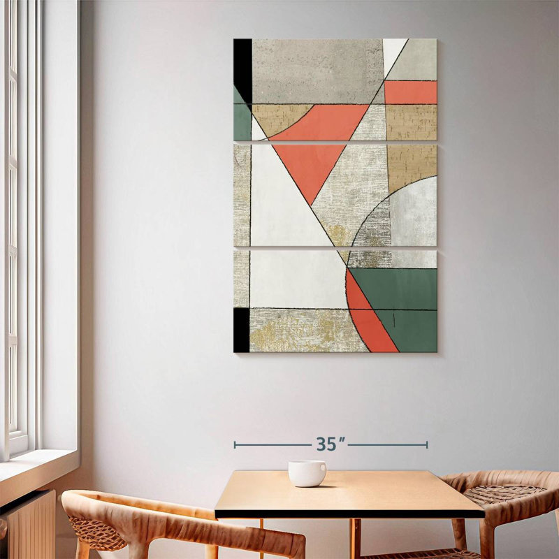 Avery Folding Together I, 65" H x 42" W