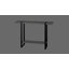 Table d'appoint, console, vestibule, étroit, canapé, salon, chambre à coucher, métal, stratifié-24148255
