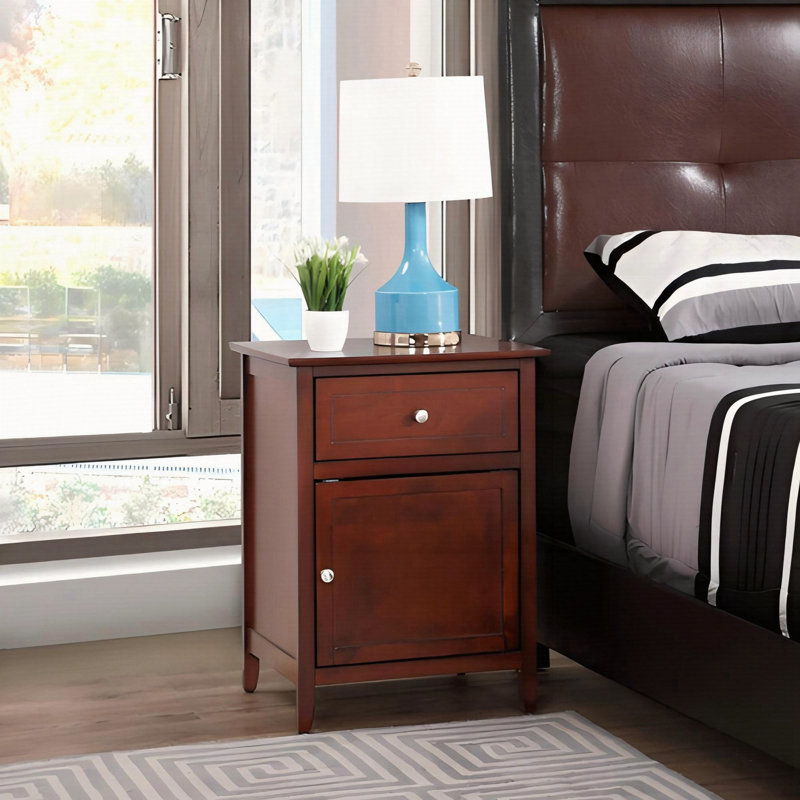 Transitional Cherry Nightstand For Every Bedroom