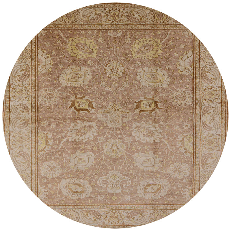 Tapis brun Dzerun, Rond 4 pi