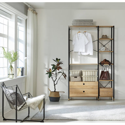 Achava Closet System Can Be Cut to Fit Your Space