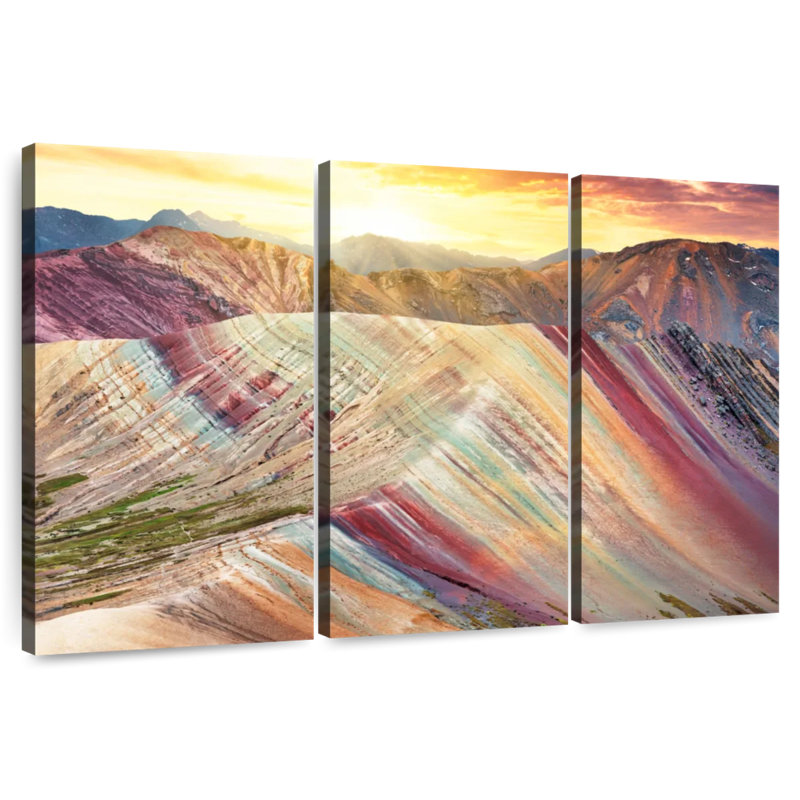 Alvord Couleurs du Pérou - Mont Palcoyo II, H 36 po x l 57 po
