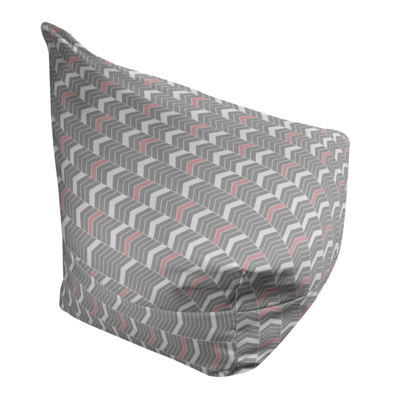 Fauteuil à billes standard &, Bourre en polyester, H 27 po x L 30 po x P 25 po, Rouge