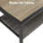 Montasir Square Metal Outdoor Side Table , 19.5'' in. W 19.5'' in. D-1191424061