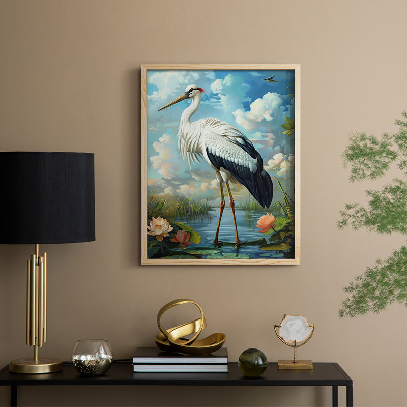 ANIMALS Series CI, reproduction encadrée - bois massif, H 11 po x l 9 po