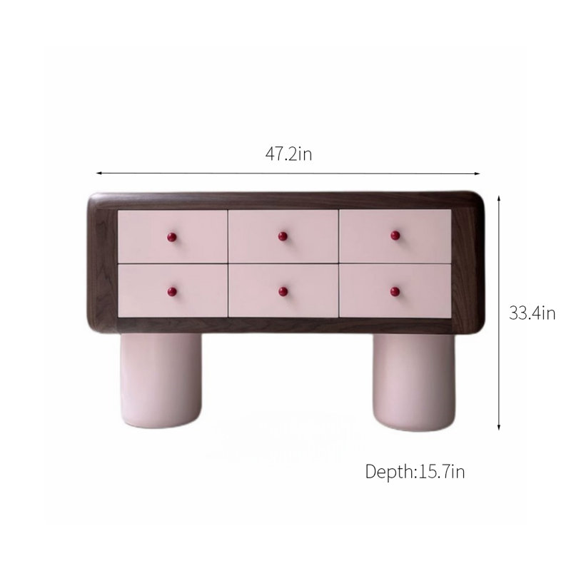 Commode d'appoint moderne avec rangement simple