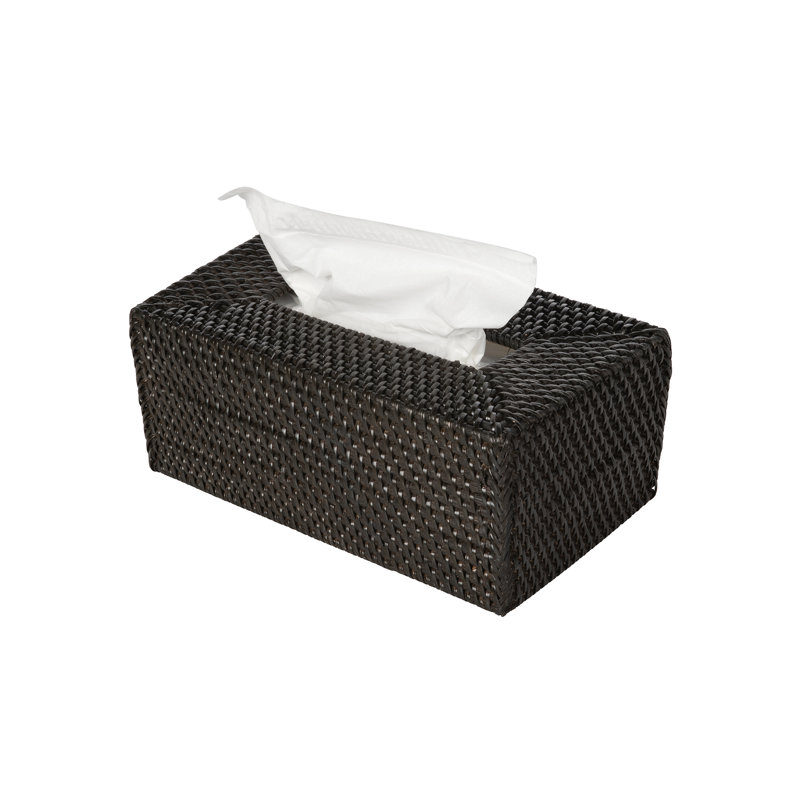 Housse pour boîte à mouchoirs Bavan, Espresso