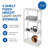 Gracious Living 4 Shelf Fixed Height Solid Light Duty Home Storage Unit