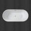 59'' x 29.5'' Freestanding Soaking Acrylic Bathtub-94320097-99334606