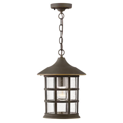 Lanterne suspendue d'extérieur 1 lumière H 14 po Freeport