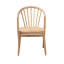 Chaise tissée en rotin