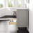 London 20"W x 18"D Bathroom Vanity with White Carrara Quartz Countertop and Undermount Porcelain Sink-543048164-615964424