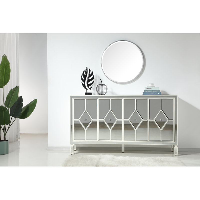 Bashaw Accent Cabinet, Antique White